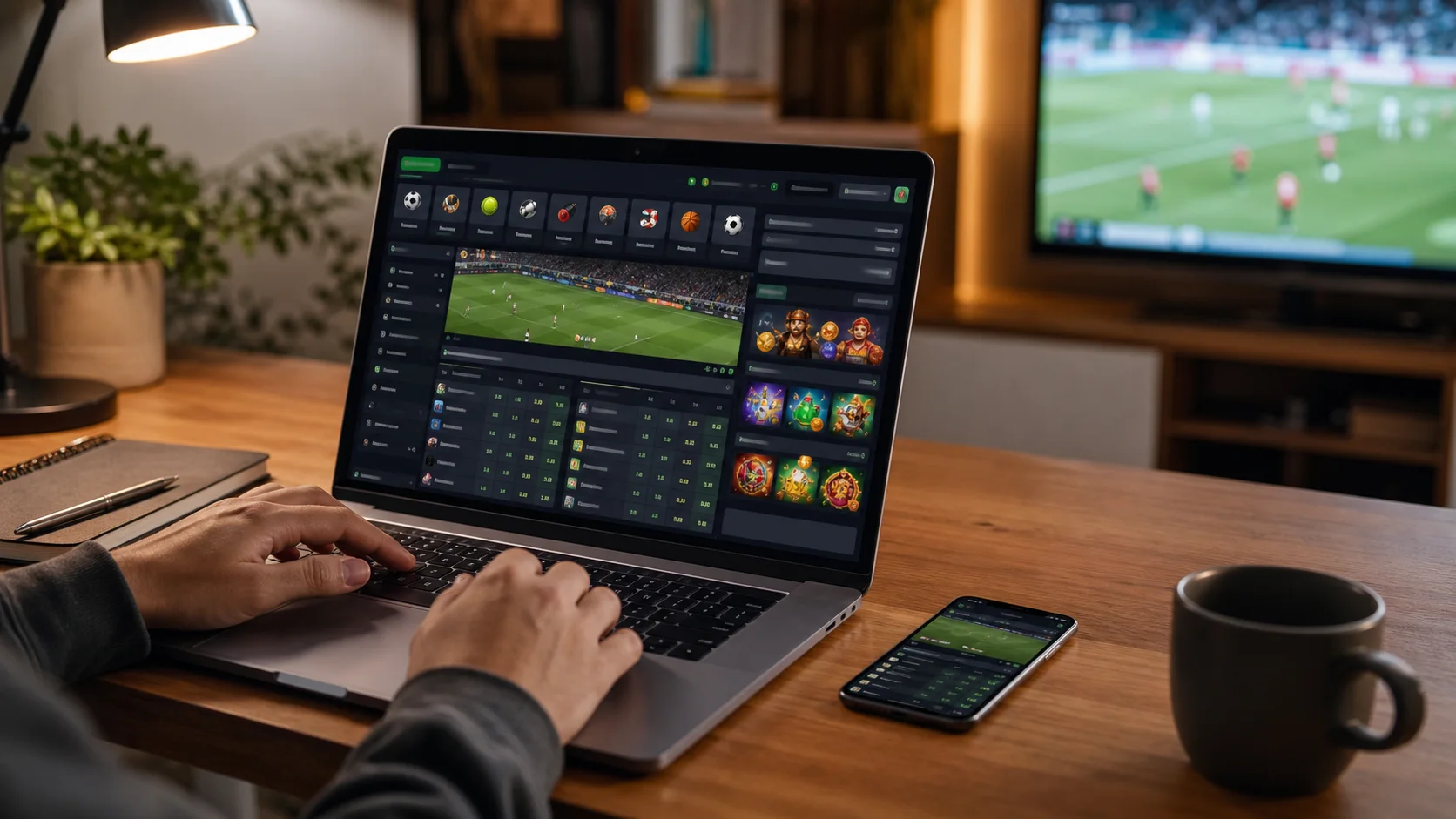 Plataforma pixbet em notebook e celular com apostas esportivas e cassino online